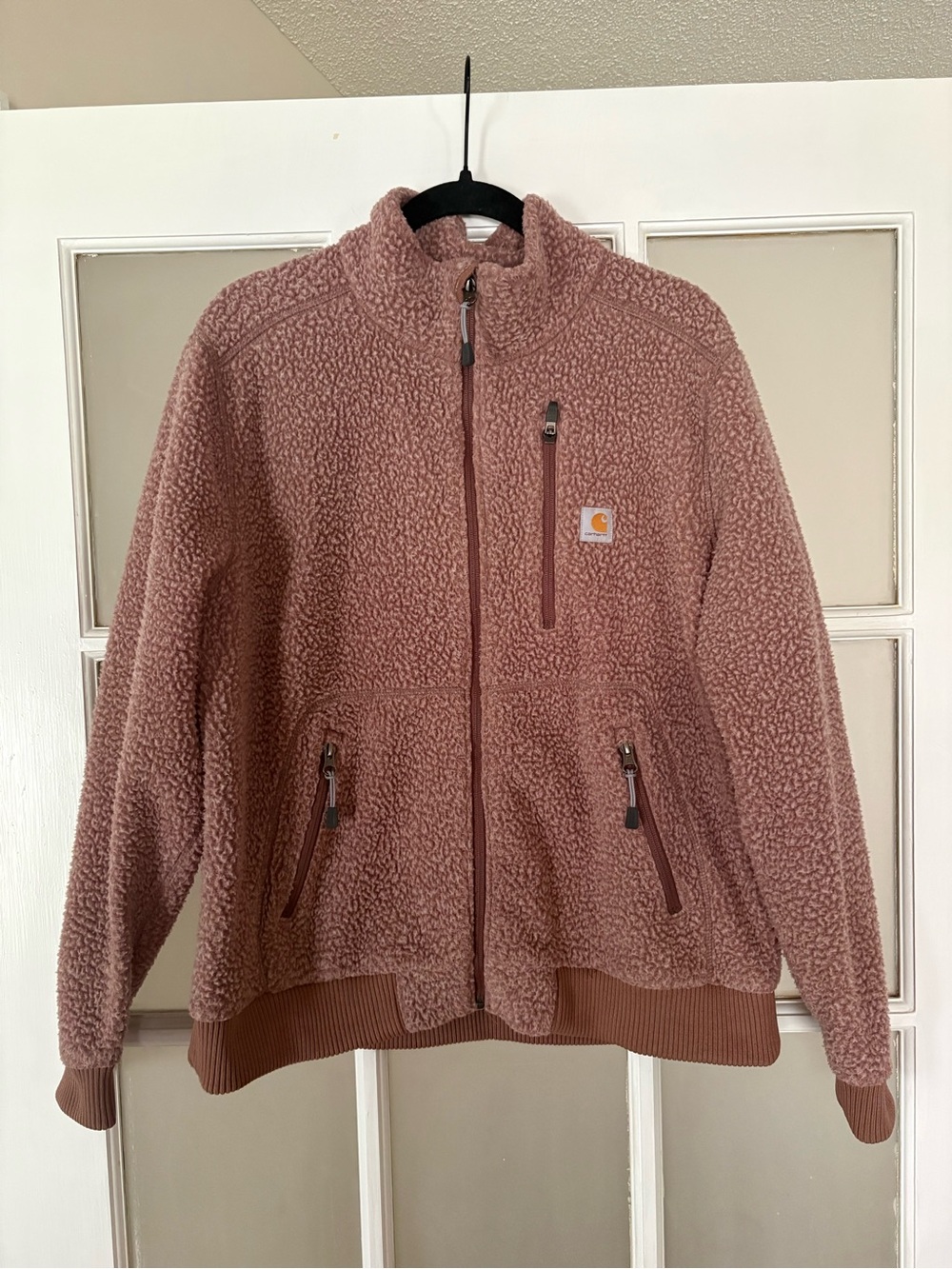 Carhartt Women's High Pile Fleece Jacket - XL (Nutmeg Heather)